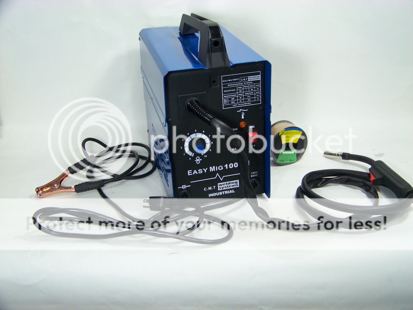 FLUX WIRE WELDER MACHINE MIG 100 90 AMP WELDING NO GAS TOOLS